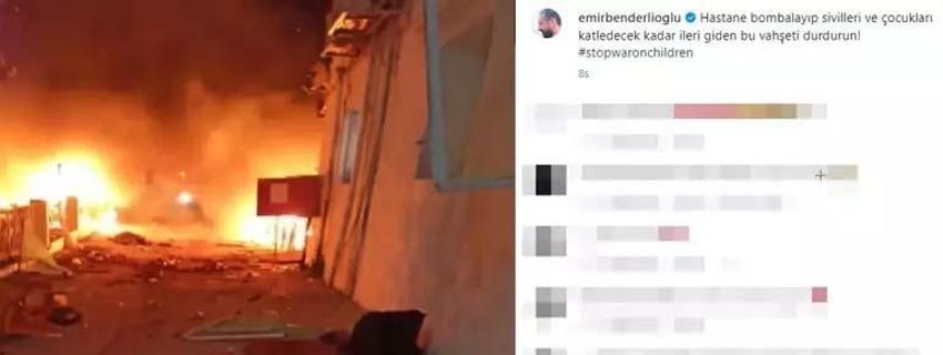 Ünlü isimlerden İsrail'in Gazze’deki hastane saldırısına tepki! ‘Alçaklıktır’