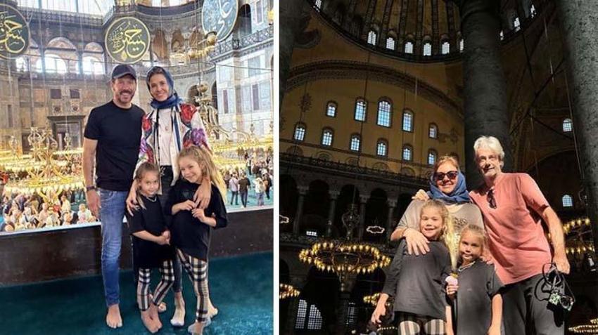 Diego Simeone ve ailesinin İstanbul turu