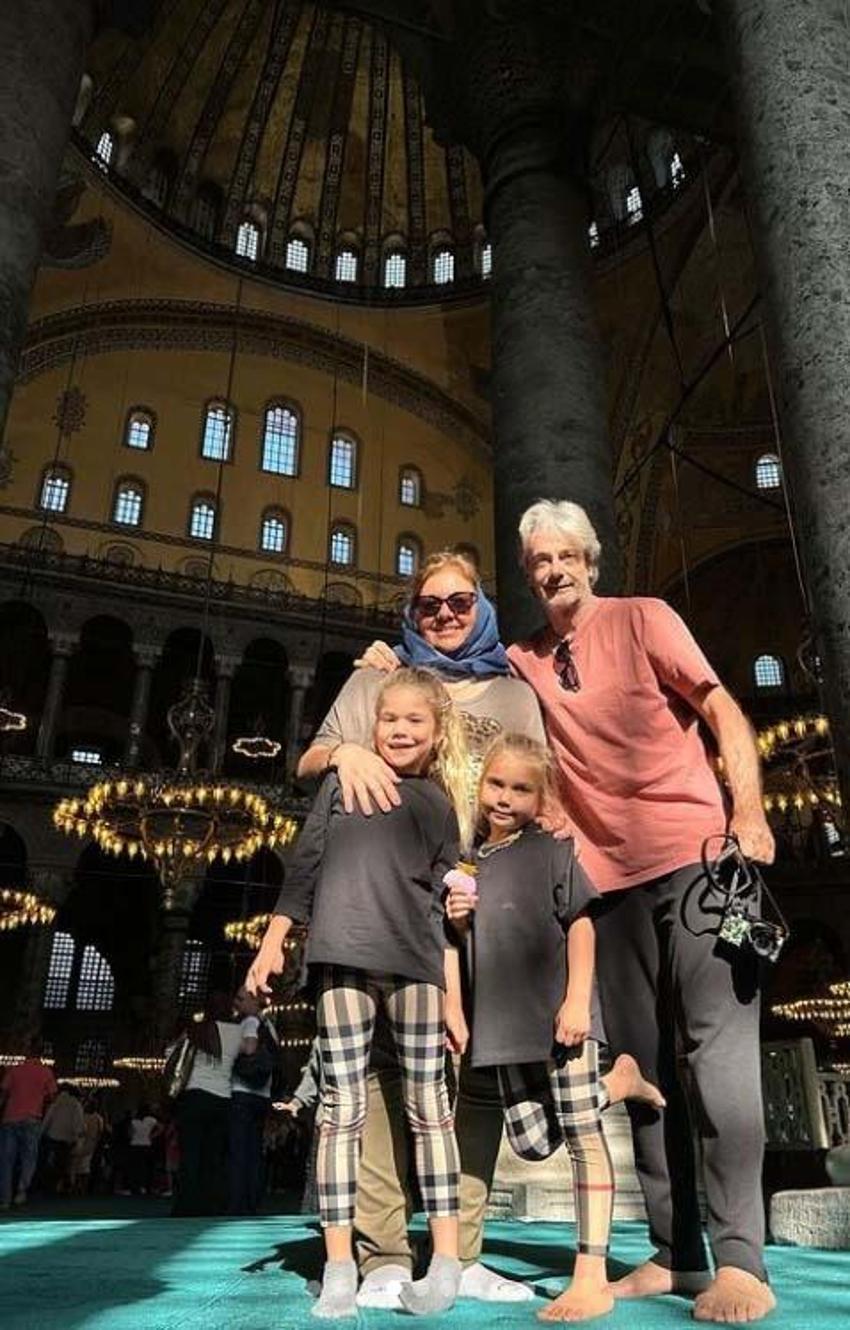 Diego Simeone ve ailesinin İstanbul turu