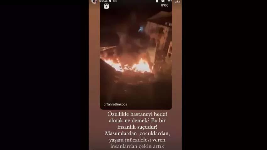 Ünlüler, İsrail’in hastane saldırısına sessiz kalmadı! Tarih bu insanlık suçunu unutmayacak