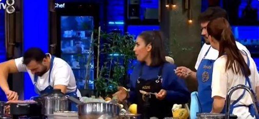 Azize Alican'ı ispiyonladı, özrü Kıvanç diledi! MasterChef All Star'da Azize uzatmaları oynuyor!
