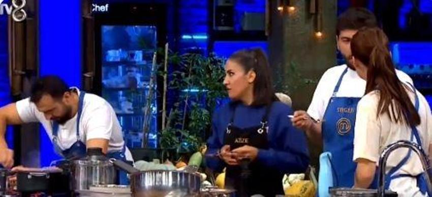 Azize Alican'ı ispiyonladı, özrü Kıvanç diledi! MasterChef All Star'da Azize uzatmaları oynuyor!