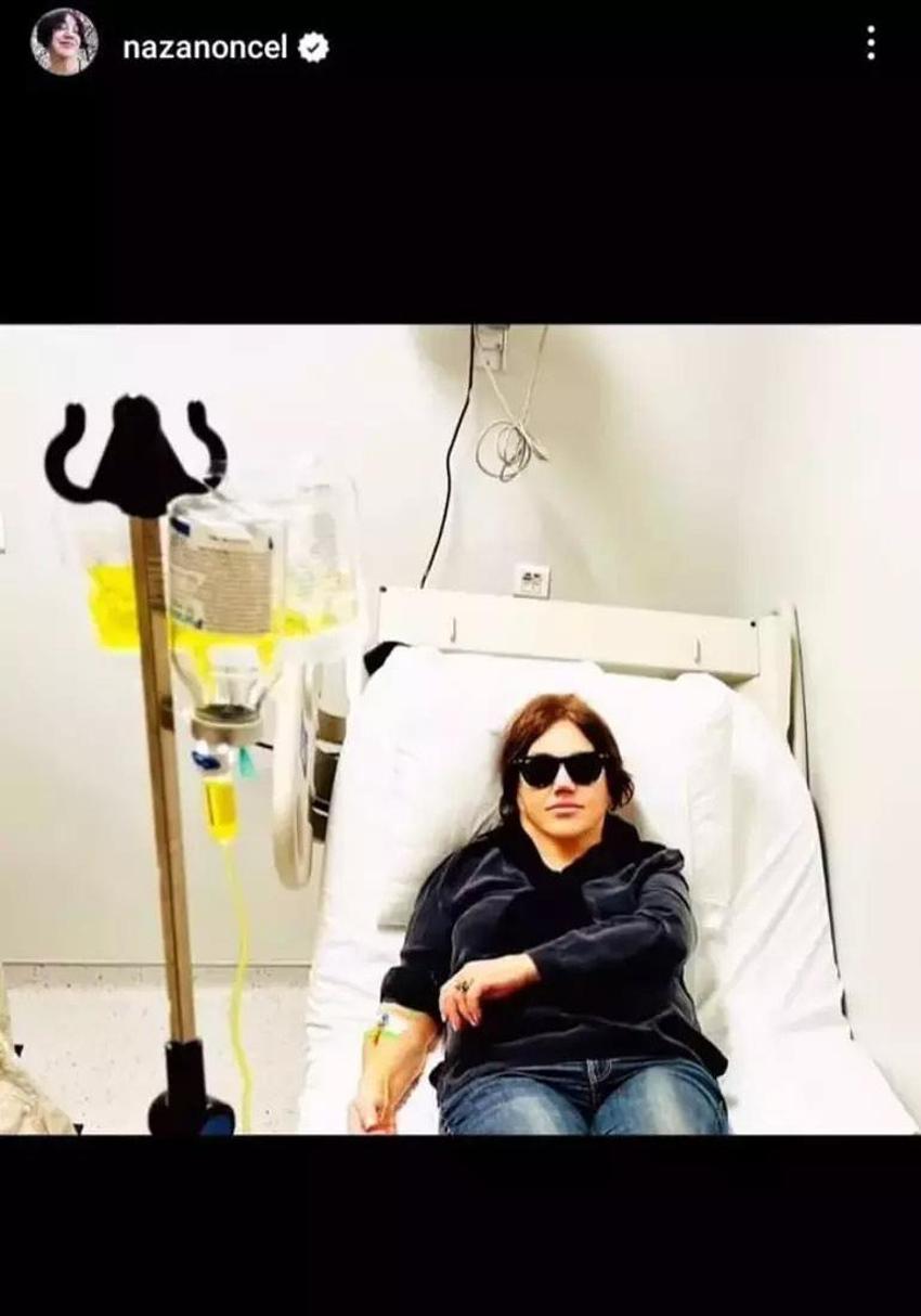 Nazan Öncel hastane odasından paylaştı! Sağlık durumu ile ilgili bilgi verdi