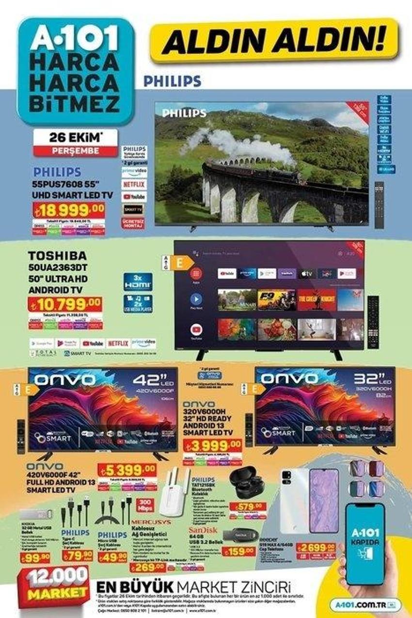 A101 26 Ekim aktüel katalog 2023 yayınlandı! Toz şekerin kilosu 39 TL, tereyağı 120 TL'ye indi! Süprizlerle dolu...