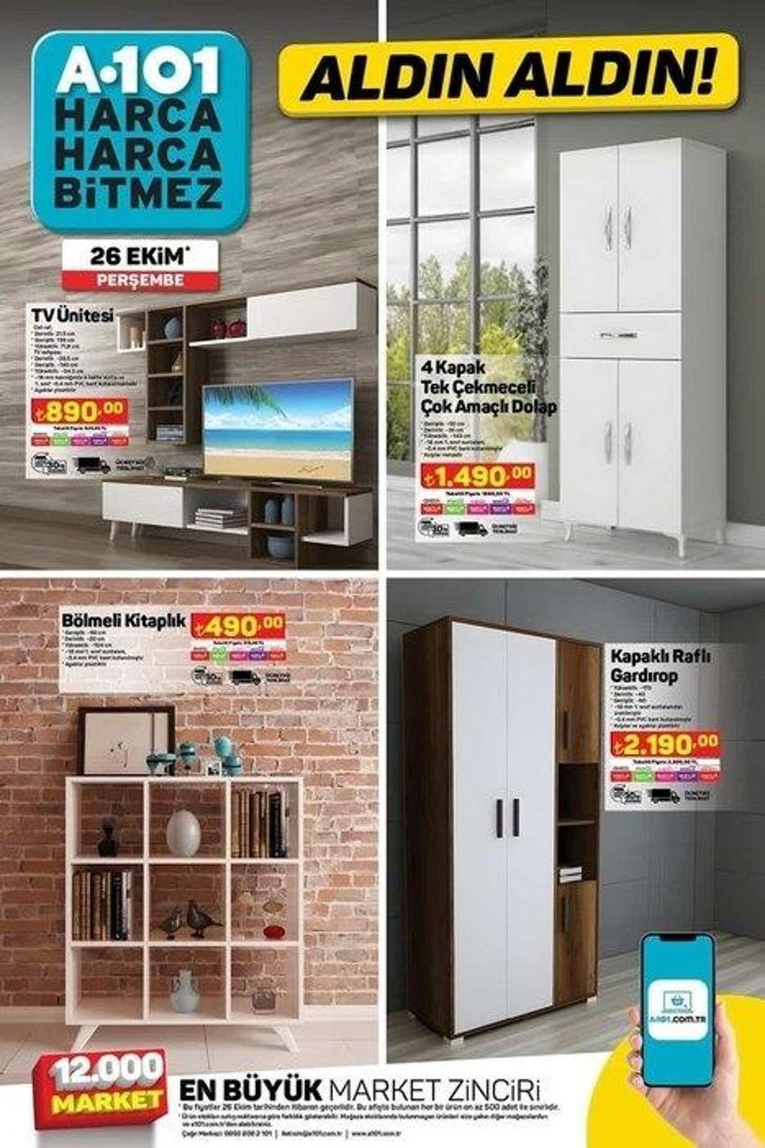 A101 26 Ekim aktüel katalog 2023 yayınlandı! Toz şekerin kilosu 39 TL, tereyağı 120 TL'ye indi! Süprizlerle dolu...