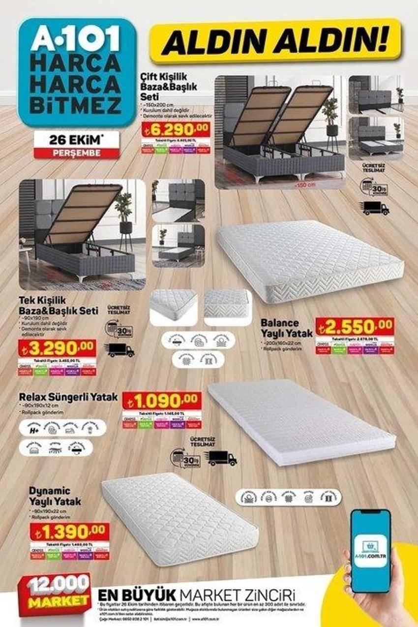 A101 26 Ekim aktüel katalog 2023 yayınlandı! Toz şekerin kilosu 39 TL, tereyağı 120 TL'ye indi! Süprizlerle dolu...