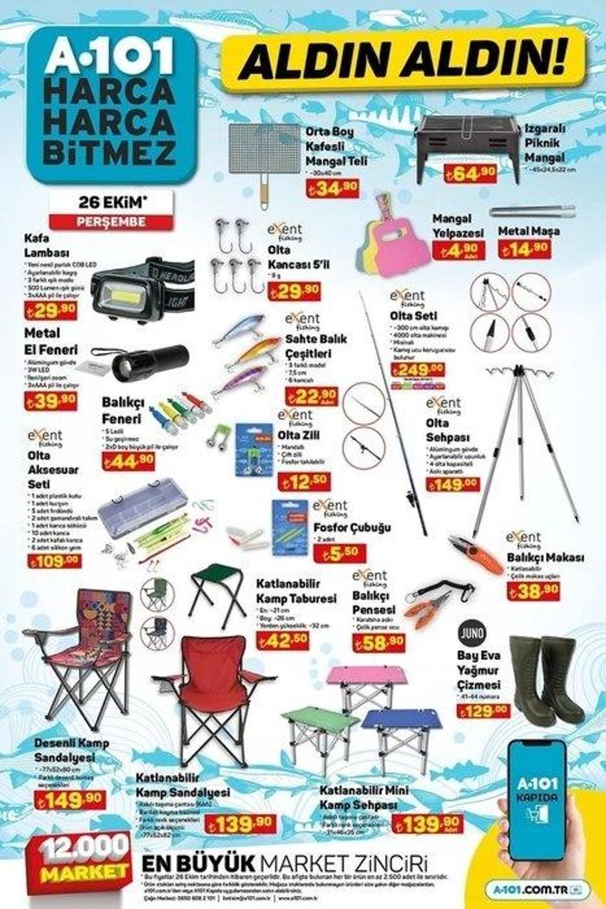A101 26 Ekim aktüel katalog 2023 yayınlandı! Toz şekerin kilosu 39 TL, tereyağı 120 TL'ye indi! Süprizlerle dolu...