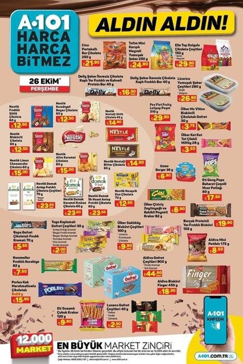 A101 26 Ekim aktüel katalog 2023 yayınlandı! Toz şekerin kilosu 39 TL, tereyağı 120 TL'ye indi! Süprizlerle dolu...