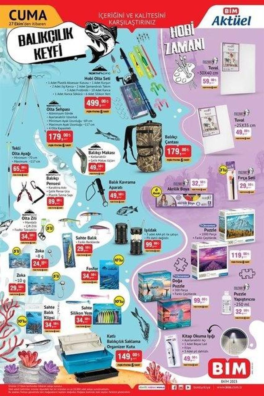 BİM 24-27 Ekim aktüel katalog 2023 yayınlandı! BİM ayçiçek yağında yapılmayını yaptı! 34 TL...