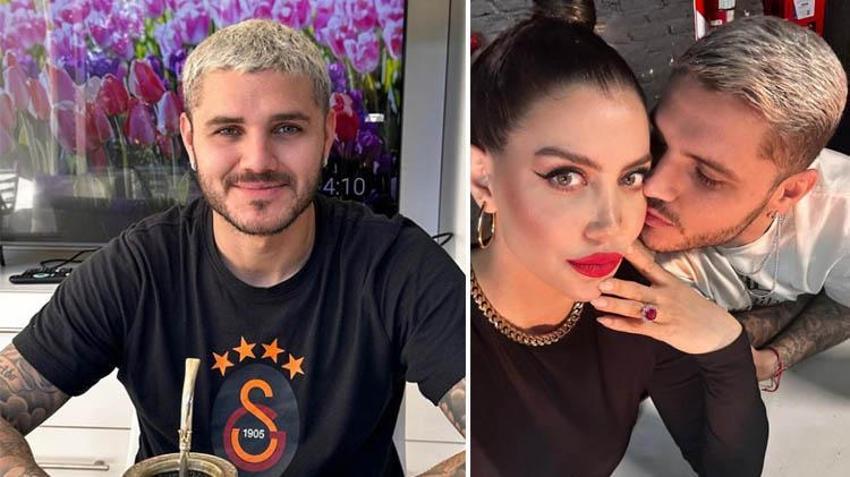 Wanda Nara'dan Mauro Icardi'ye aşk dolu kutlama! Birlikte 10 yılı devirdiler!