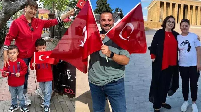 Ünlü isimlerin 100. yıl coşkusu! 'Cumhuriyetimiz, ilelebet payidar kalacaktır'