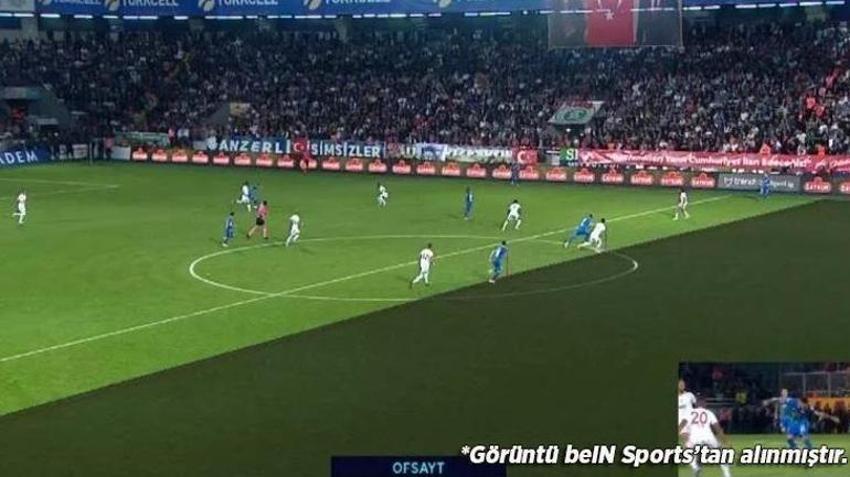 Galatasaray maçında hakemden büyük hata! 'Pozisyon golle sonuçlandı'