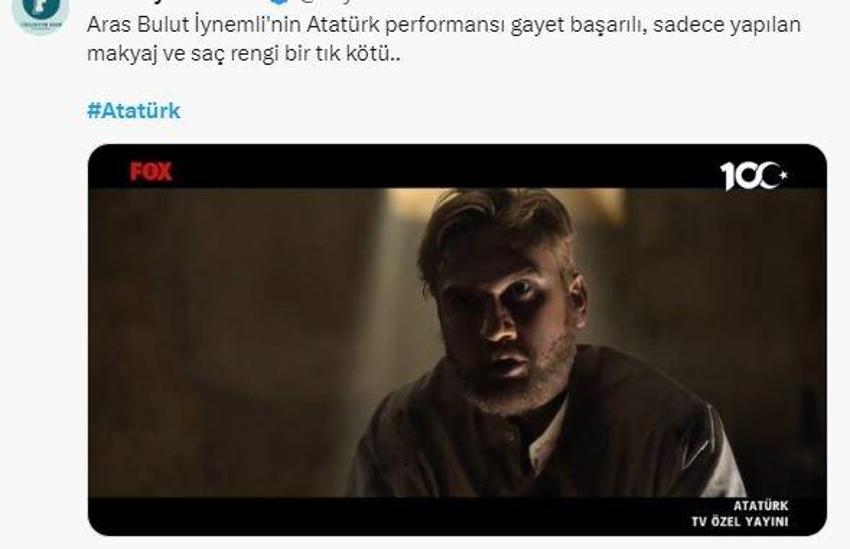 Aras Bulut İynemli'ye Atatürk olmak yakıştı mı? Sosyal medya Atatürk filmine kilitlendi!