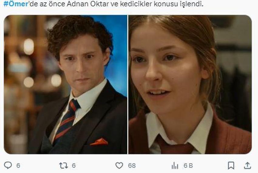 Ömer dizisinde kan donduran Adnan Oktar ve kedicikler sahnesi! 