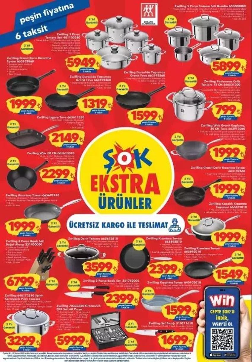 ŞOK 1-7 Kasım aktüel katalog 2023 yayınlandı! Kışlık mont, yağmurluk ŞOK'ta ucuzun da ucuzu!