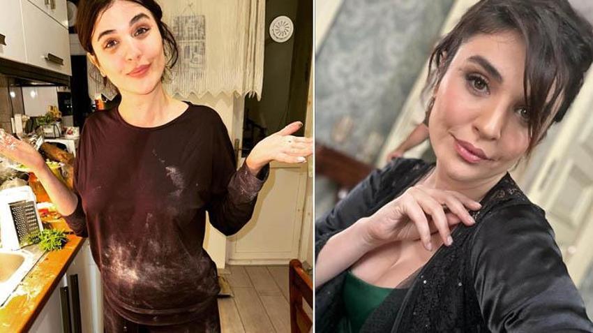 Gonca Vuslateri mutfağa girdi, hünerlerini sergiledi! Hamur açıldı, ben de saçıldım