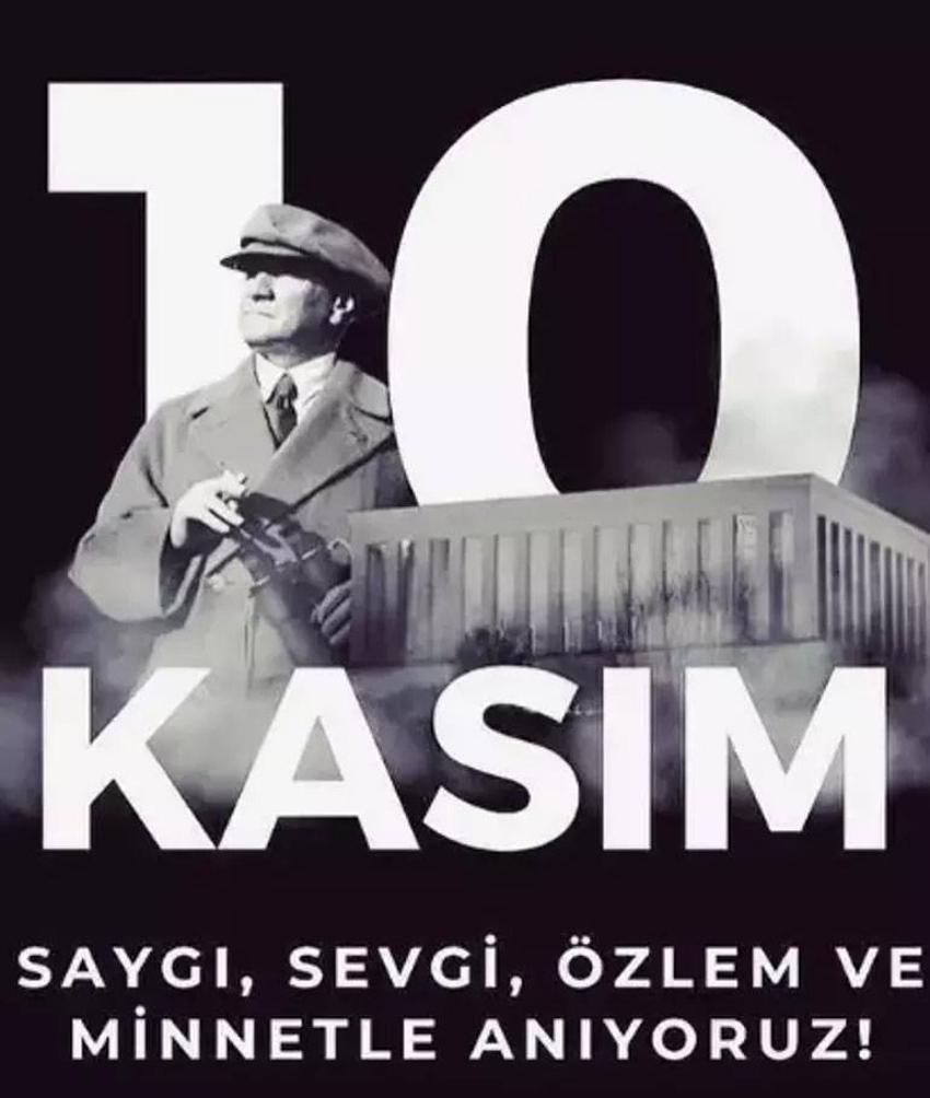 Ünlülerden 10 Kasım paylaşımları! 'Atamıza sonsuza dek minnettarım'