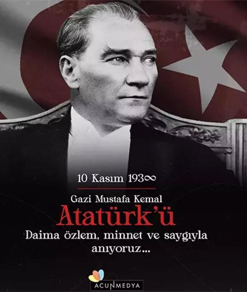 Ünlülerden 10 Kasım paylaşımları! 'Atamıza sonsuza dek minnettarım'
