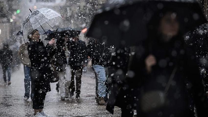 Kar yağışı başladı! Hava buz kesecek, Meteoroloji tarih verdi, kar günlerce yerden kalkmayacak
