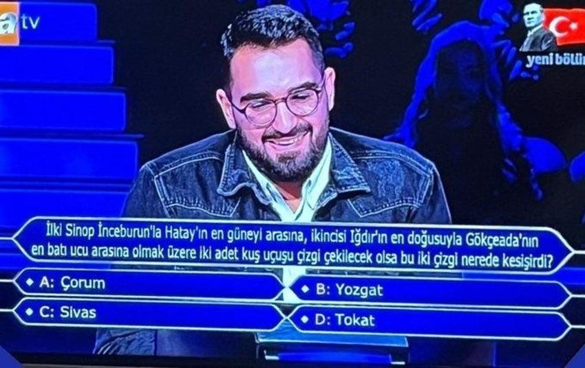 İşte 5 milyon TL'lik soru ve cevabı! Kim Milyoner Olmak İster'de 5 milyonluk soru gündem oldu