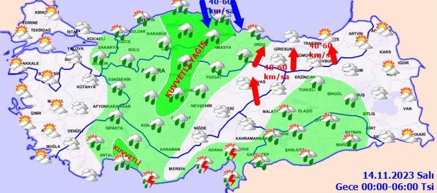 Ve beklenen kar yağışı başladı, dalga dalga batıya ilerliyor, radara girdi! Sıcaklıklar eksiye düşecek, lapa lapa kar günlerce yerde kalacak