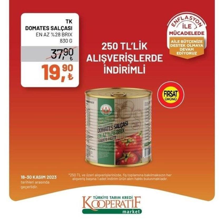Kasım ayında bu indirim inanılır gibi değil! Tarım Market 20-30 Kasım aktüel katalogda fırsat kampanya var!