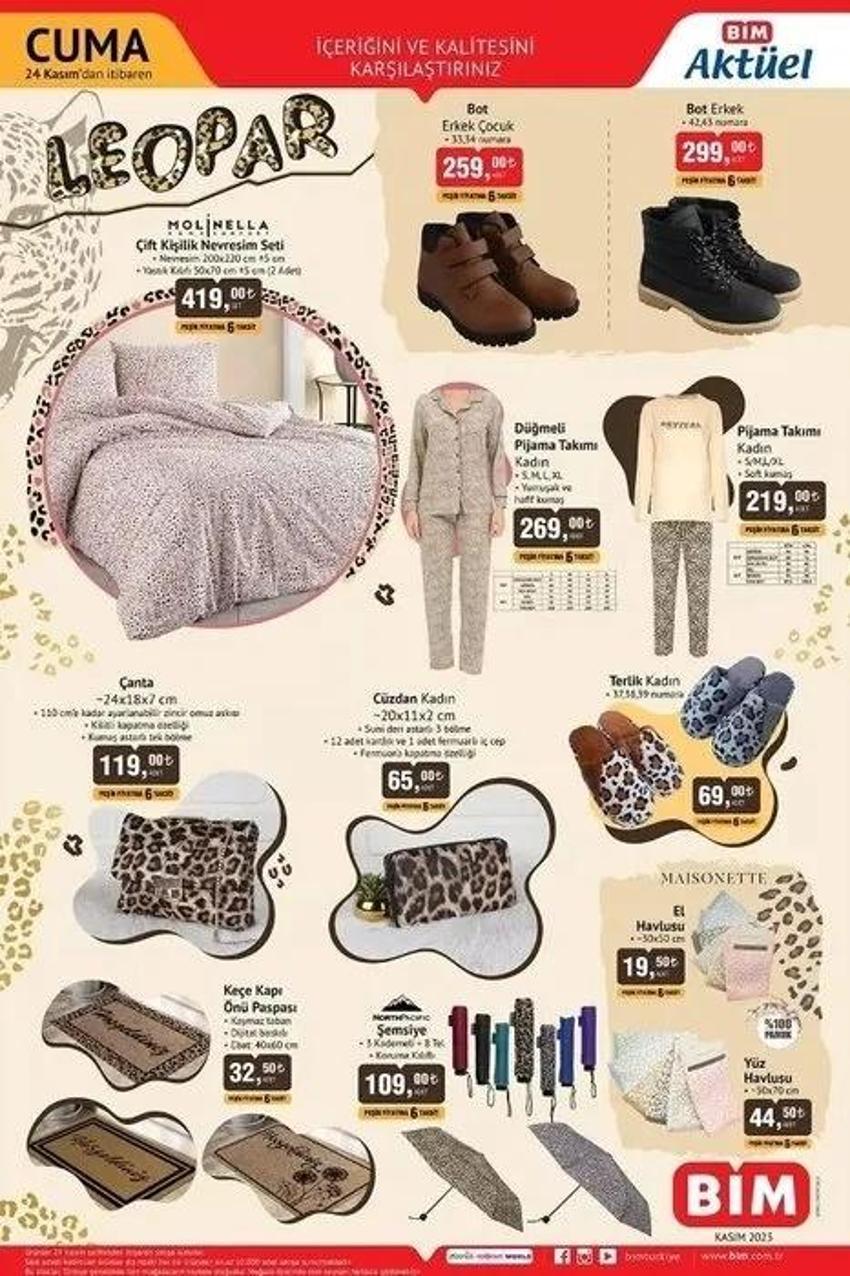 BİM 21-24 Kasım aktüel katalog'da fırsat dolu kampanyalar var!