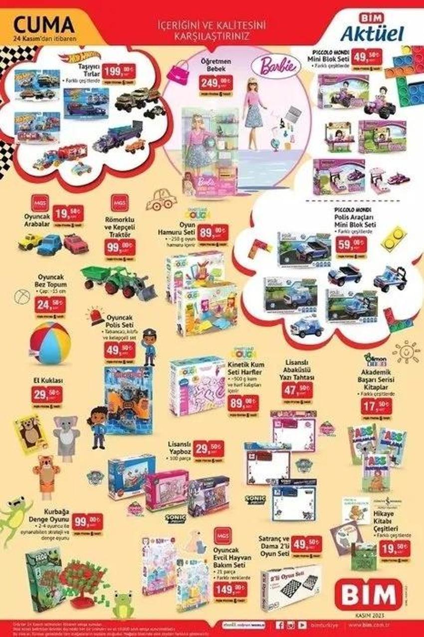 BİM 21-24 Kasım aktüel katalog'da fırsat dolu kampanyalar var!