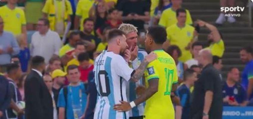 Messi talimatı verdi, Arjantin milli takımı soyunma odasına gitti! Brezilya Arjantin maçında tarihi olaylar çıktı