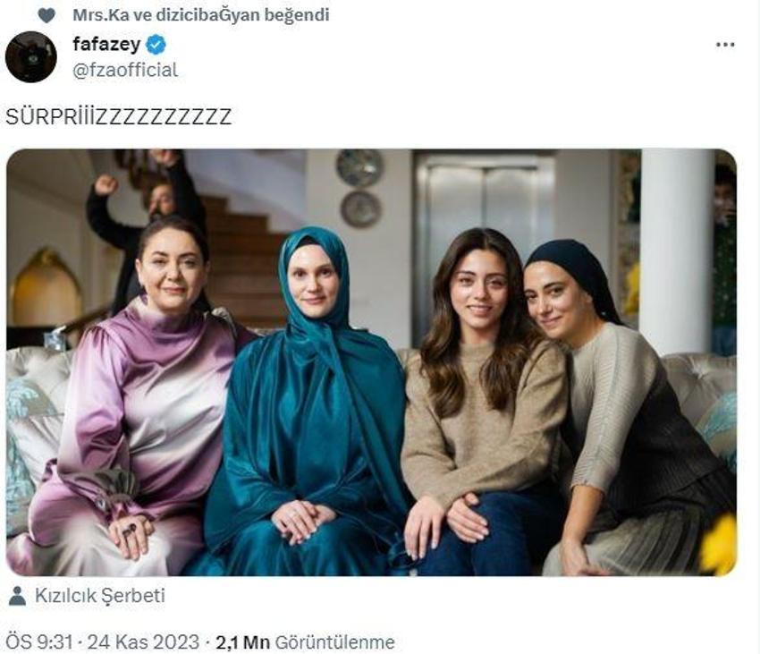 Bihter filminden sonra tövbe etmeye geliyor! Farah Zeynep Abdullah Kızılcık Şerbeti'ne dahil oldu mu?