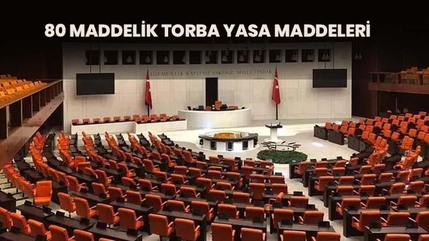  80 maddelik torba yasada neler var (içeriği), 2. torba yasanın maddeleri nelerdir? Torba yasanın içinde neler var 2023? İşte torba yasa maddeleri …