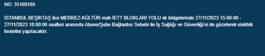 Elektrikler ne zaman gelecek, İstanbul'da elektrik kesintisi ne kadar sürecek? 34 ilçede elektrik kesintisi