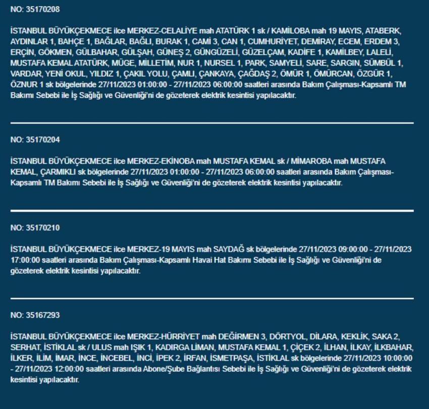 Elektrikler ne zaman gelecek, İstanbul'da elektrik kesintisi ne kadar sürecek? 34 ilçede elektrik kesintisi