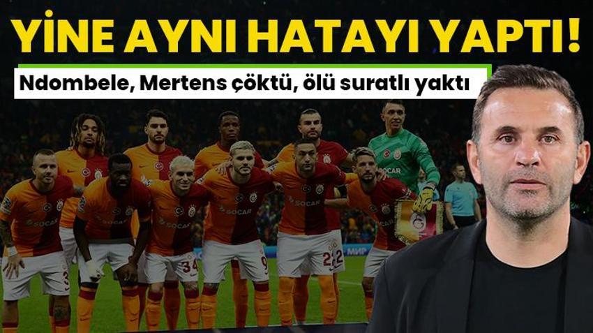 Okan Buruk yine aynı hatayı yaptı! Ndombele, Mertens resmen çöktü, ölü suratlı yaktı