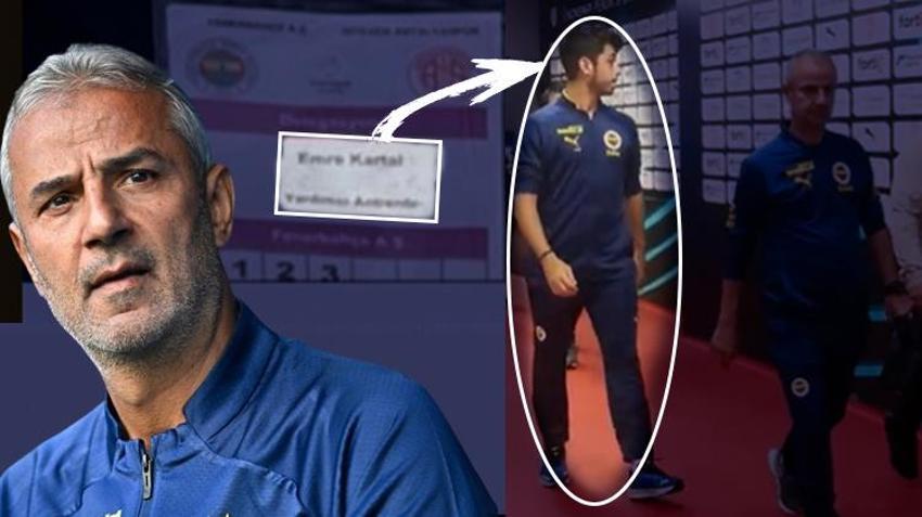 Kriz yaratacak görüntü! Fenerbahçe yardımcı antrenörü İsmail Kartal'ın oğlu çıktı