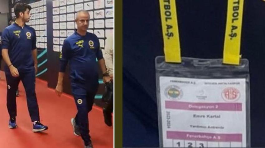 Kriz yaratacak görüntü! Fenerbahçe yardımcı antrenörü İsmail Kartal'ın oğlu çıktı