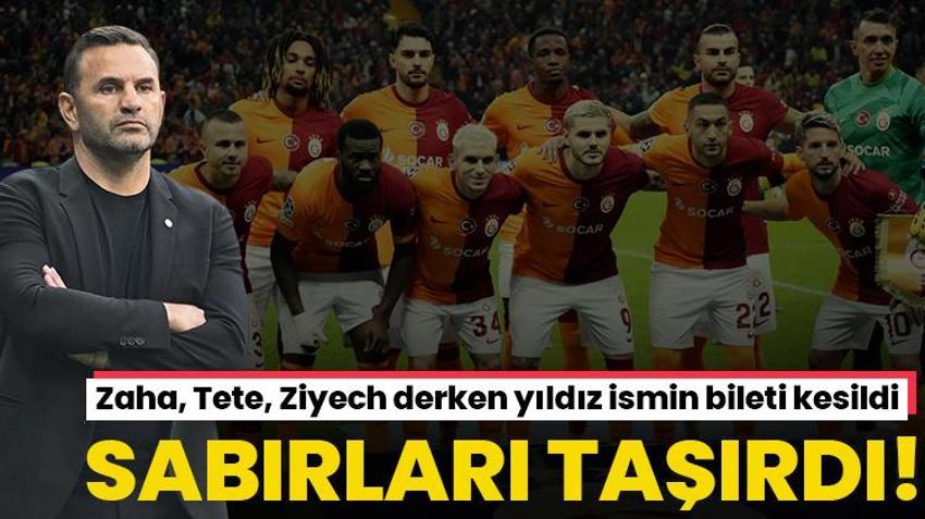 Okan Buruk 'güveniyorum' demişti, yalan oldu! Zaha, Tete, Ziyech derken yıldız isim ayrılıyor