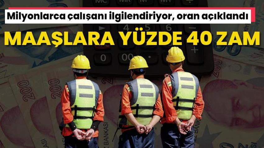 Asgari ücrete zam oranı açıklandı! Maaş hesabı değişti, işte 2024 asgari ücret