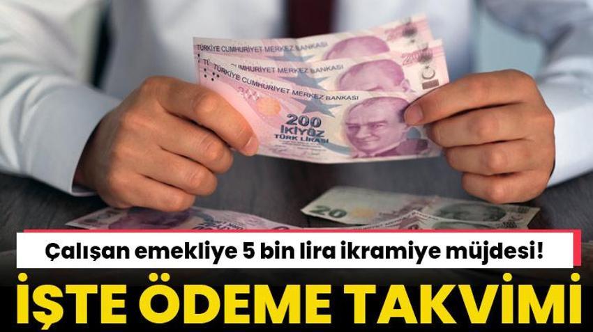 Çalışan emekliye ikramiye için kritik hafta! 5 bin TL ne zaman hesaba yatacak? İşte tahsis numarasına göre gün gün ödeme takvimi...