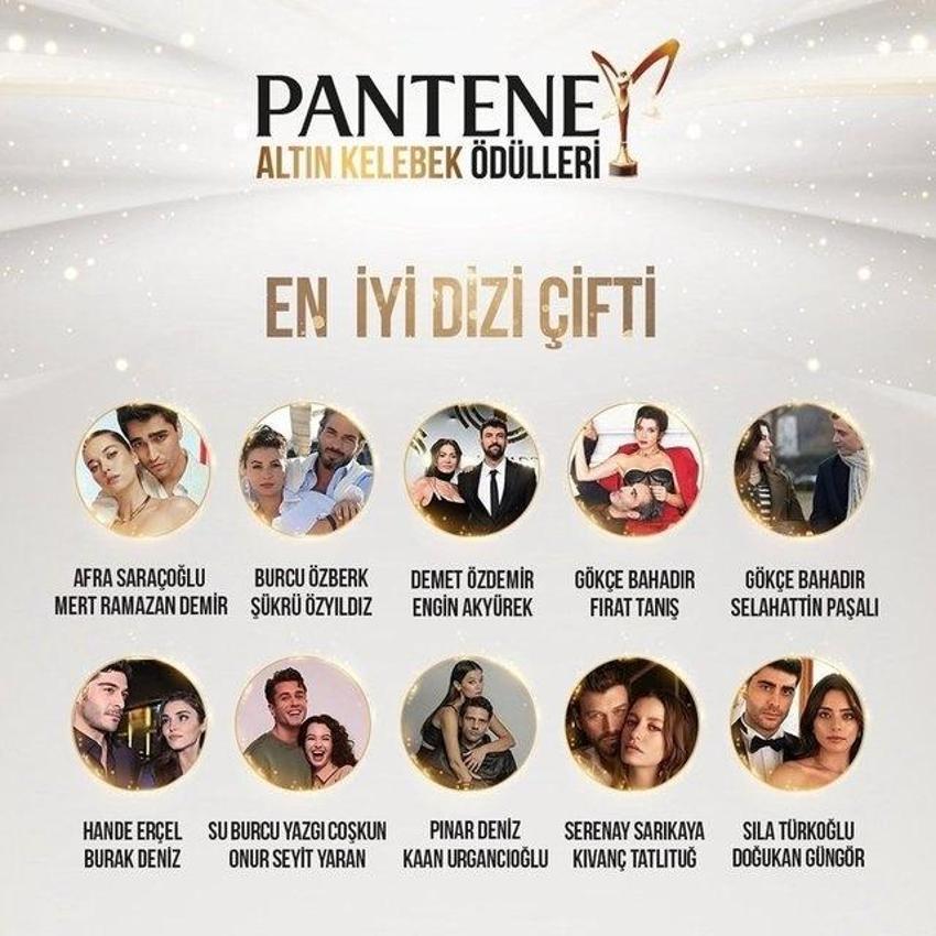 Pantene Altın Kelebek Ödülleri'nde en iyi dizi çifti kim oldu?