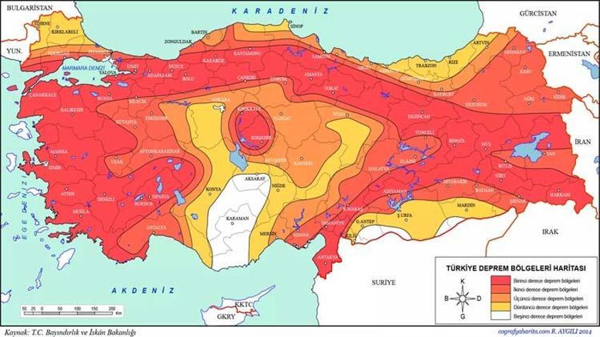 Bursa’da deprem mi oldu 4 Aralık? Bursa deprem bölgesi mi? Bursa deprem haritası ve Bursa’da deprem fay hattı