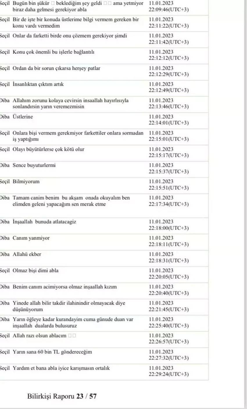 Seçil Erzan'ın mesajlaşmaları ortaya çıktı: Hiçbir çarem yok parayı bulamazsam beni götürürler