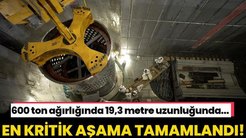 Akkuyu Nükleer Güç Santrali’nde en önemli aşama tamamlandı! 600 ton ağırlığında 19,3 metre uzunluğunda...