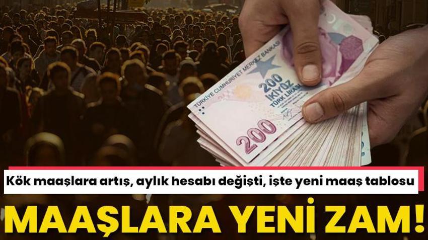 Emekliye yeni zam geliyor! Kök maaşlara artış, aylık hesabı değişti, işte yeni maaş tablosu