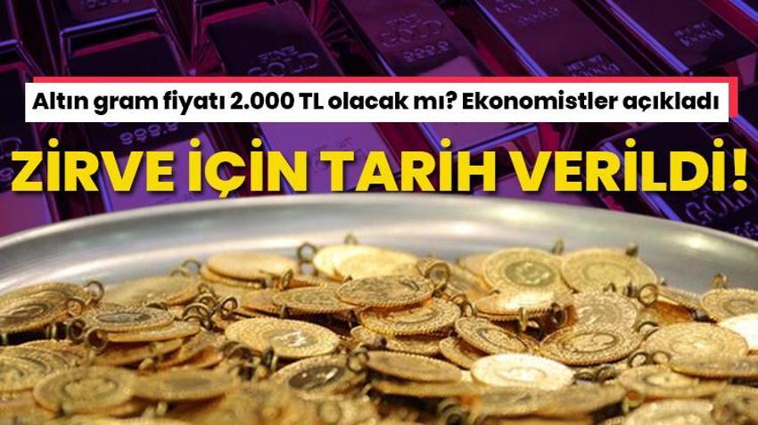 Gram altın için yeni tarih verildi! 2.000 TL'yi aşacak, alım fırsatı doğdu