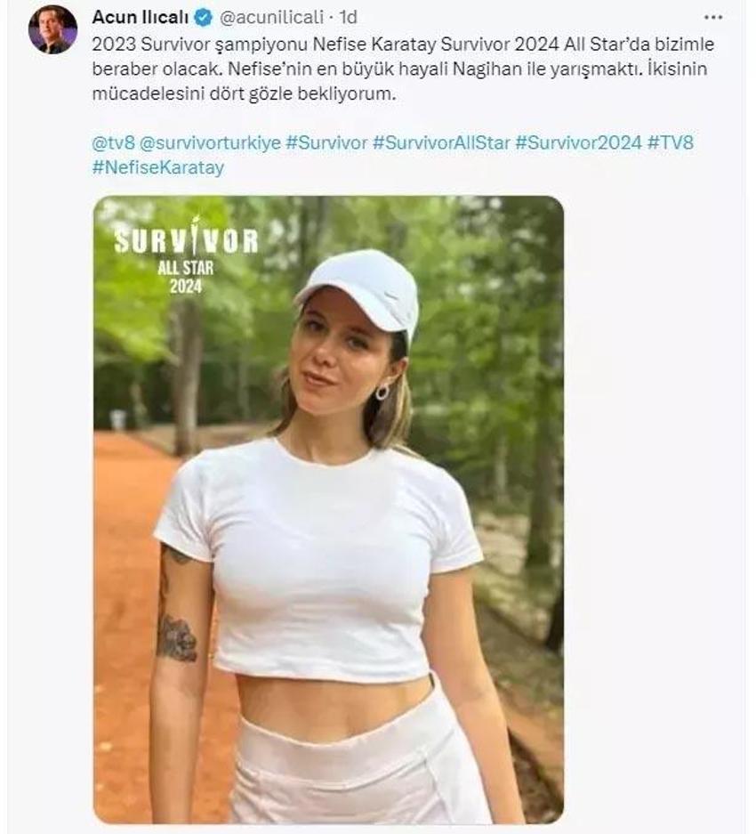 Acun Survivor All Star kadrosunu paylaştı! Sürpriz isim de var