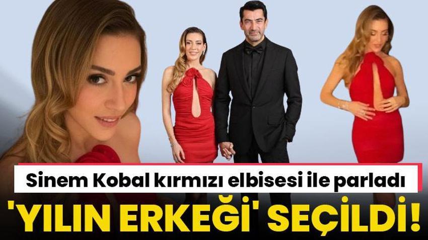 Kenan İmirzalıoğlu 'yılın erkeği' seçildi! Sinem Kobal gecede parladı