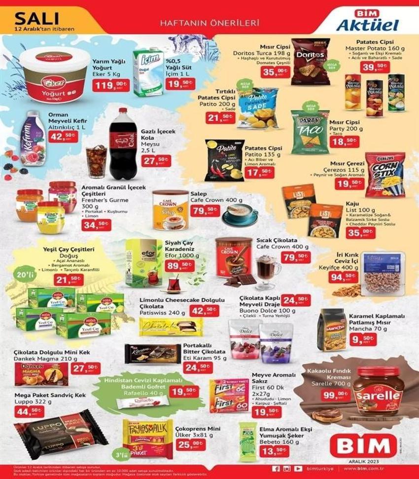 12-15 Aralık 2023 BİM aktüel katalog 🛒 || BİM'de bu hafta sadece bu ürünlerde indirim var!