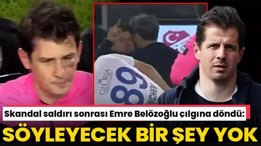 Halil Umut Meler'e saldırı sonrası Emre Belözoğlu çılgına döndü, istifa kararı: Söyleyecek bir şey yok