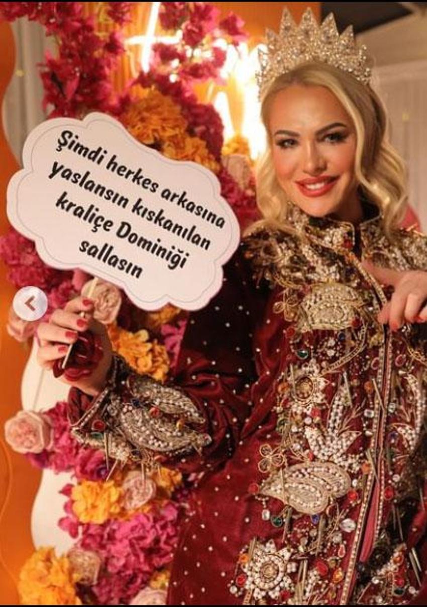 Nagihan Karadere, Survivor öncesi kına yaktı! 'Kıskanılan kraliçe Dominik'i sallasın'